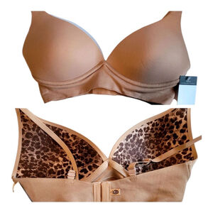 Sofia Intimates by Sofia Vergara Women's Longline Plunge Bra SIZE: XSmall